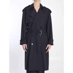 BOTTEGA VENETA 파인울 트렌치코트 8120094246