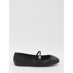 DOLCE&GABBANA Leather ballet flats CB02578B956