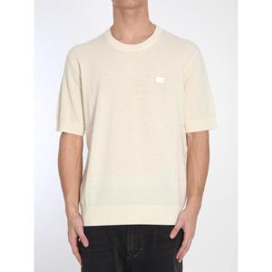 DOLCE&GABBANA T-shirt with logo plaque GXX03TW0001