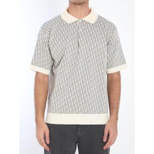 DIOR HOMME 디올 오블리크 폴로 셔츠 293M832C085