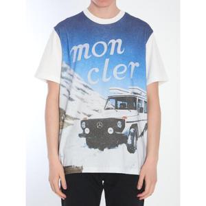 MONCLER MERCEDES 프린트 티셔츠 8C00003001