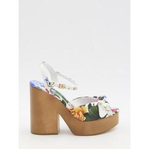 DOLCE&GABBANA Floral platform sandals CZ0322HA5KT