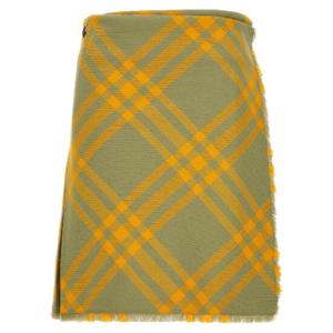 BURBERRY 체크 킬트 스커트 8077203HUNTER