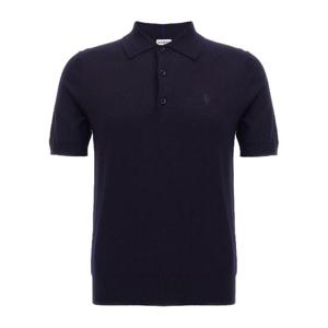 BURBERRY 울 폴로 셔츠 8104872NAVY
