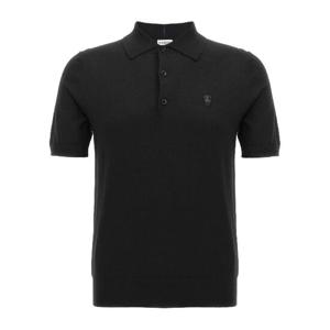BURBERRY 울 폴로 셔츠 8104873BLACK