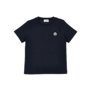 MONCLER ENFANT 로고 패치 티셔츠 8C0000783907742