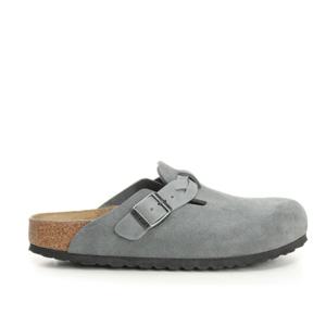 버켄스탁 브레이디드  그레이 스웨이드 뮬 1029086 BASALT GRAY