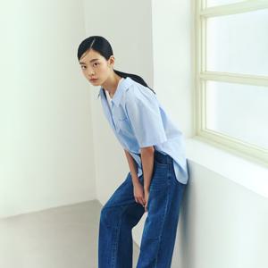 [랩]나시 레이어드 스트라이프셔츠(AR2WB563)