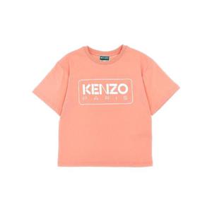 KENZO KIDS 로고 프린트 티셔츠 K60704FUSCHIA