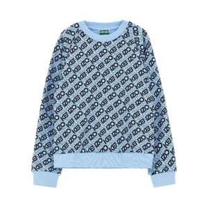 KENZO KIDS 로고 스웨트셔츠 K61157BLUCIELO