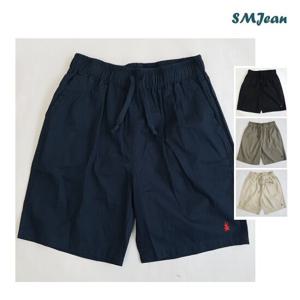 SMJ355s 면 5부 밴드 반바지 남여공용 면반바지 커플반바지