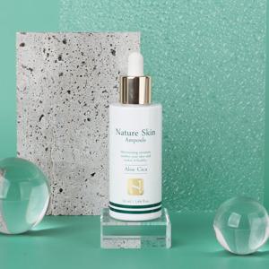 푸드어홀릭 네이처 스킨 앰플 50ml 알로에 시카 /주름개선기능성 피부진정 병풀추출물 함유
