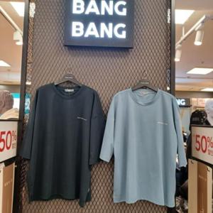 뱅뱅 HC03 봄빅사이즈공용오버핏5부티셔츠 BTK130