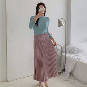 샵앤) 로시 국산 여름 여성 롱 스커트 BLE-WSK-3078-블랙