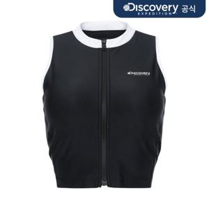 [디스커버리] 여성 슬리브리스 돌핀 셋업 워터탑 (BLACK)   DWSW98043-BKS