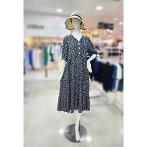 스테파니 세이브존08 3버턴 잔꽃 끈 원피스 A24SO4603