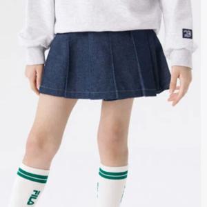 휠라키즈반바지 TQJ FK2SKG1301F-DEM Girls 플리츠 스커트