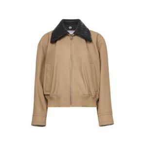 BOTTEGA VENETA 인트레치아토 카라 코튼 집업 자켓 1994354