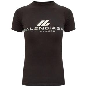 발렌시아가 반팔 티셔츠 768075 TQVU11083 Black