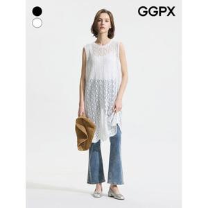[GGPX]바캉스룩 롱 니트 베스트 (GP4VT002F)
