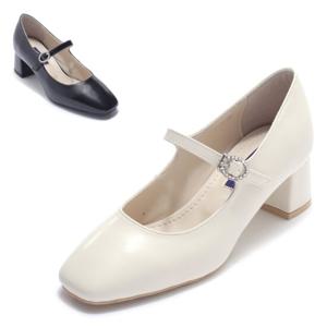[세라]S23P403 블랙 아이보리 펌프스 5CM
