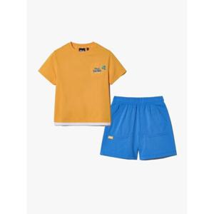 휠라키즈(FILA KIDS) (FK2FSH2403X AMR) Travel club 포켓형 하프 상하세트