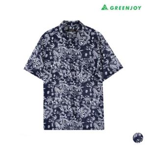 그린조이 세이브존07 남성 라인 알로하 프린트 남방 셔츠 GS25WS86MN