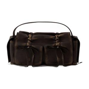 아크네 스튜디오 크로스백 A10368 AIP DARK BROWN BEIGE brown