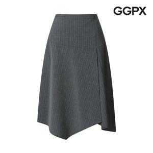 [지지피엑스]백 밴딩 스트라이프 러플 스커트 (GP3SK017F)