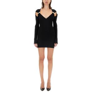 모스키노 미디 원피스 04898701 0555 BLACK