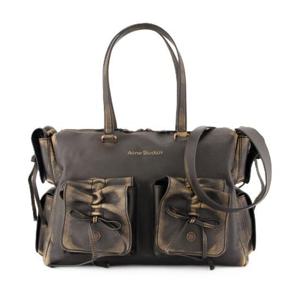 아크네 스튜디오 크로스백 A10440 AIP DARK BROWN BEIGE brown
