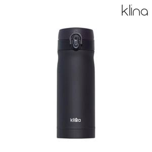 클리나 보온보냉 원터치 텀블러 350ml 무광/블랙