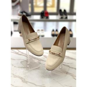 ANCER 세이브존08 라운드토 금장사슬 청키힐 5cm 로퍼 ANSN3953