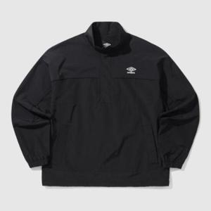 엄브로자켓 LQC UP121CWT16-BLK 우븐립 하이브리드 스탠넥 아노락 / BLK