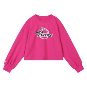 [NBA KIDS]NBA 여아 로고 포인트 크롭 맨투맨 K241TS640P330