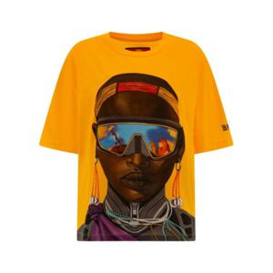 발망 반팔 티셔츠 DFAEG110GD90AAA YELLOW