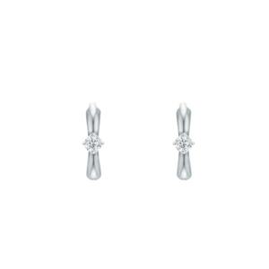 [GB] 랩다이아 포인트 리본 14K GOLD 원터치 귀걸이 LOFP3013D