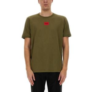 휴고보스 반팔 티셔츠 50447978 10229761389 MILITARY GREEN