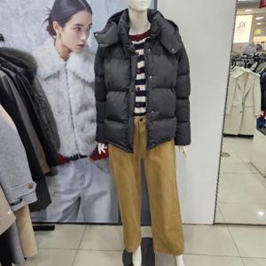 Ab.f.z DP01 하이넥후드집업숏패딩 AFZ1HU01