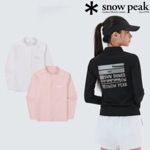 [스노우피크] S25MWWSW05 워터 여성 세미크롭 집업 래쉬가드