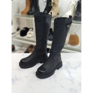 [한슈]한슈 세이브존07 지퍼 기모 롱부츠 4cm HS19s776nt (28439
