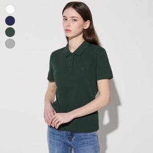 [GUESS]게스진 여성 면피케 카라반팔티셔츠(YP2K9471)