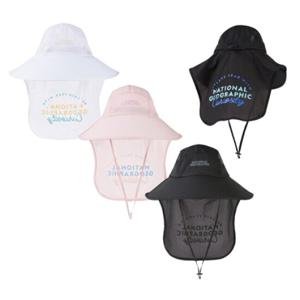 내셔널지오그래픽키즈 K252KHA120 남여공용 데일리 베스트아이템 여름썬햇 UV차단 경량 와이드 플랩캡