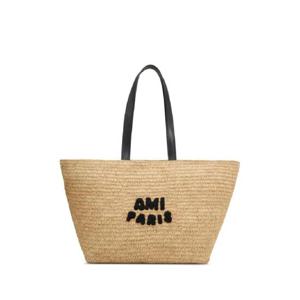 AMI Paris 라피아 토트 백 E25ULL033AW0077