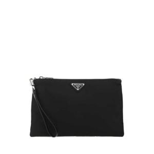 프라다 남성 블랙 나일론 클러치 2NH0062DMH F0002