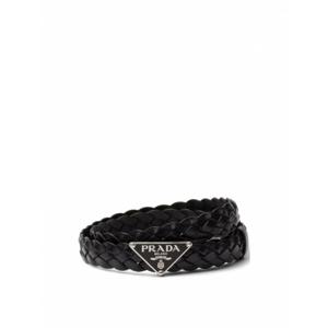 [PRADA] 남성 벨트 TriangleLogo 브레이드 레더 2CS1142A7PF0002 블랙 /8