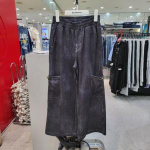 에어워크주니어 sh06 데님라이크 카고 와이드팬츠 R251G3553B