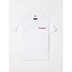 키즈 타미힐피거 티셔츠 KB0KB08817 YBR White