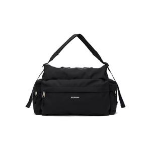 25 SS 발렌시아가 남성 블랙 미디엄 익스플로러 멀티포켓 위켄더 메신저백 251342M170007