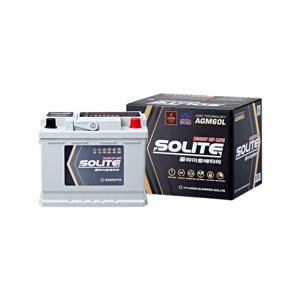기아 스토닉 쏠라이트 자동차 배터리 AGM60L